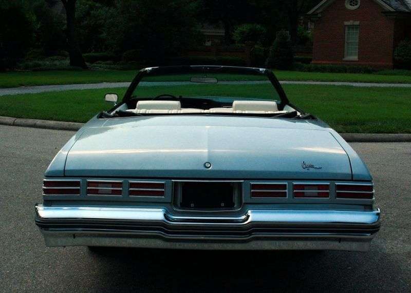 Chevrolet Caprice 2nd generation [4th restyling] Convertible convertible 7.44 Turbo Hydra Matic (1975–1975)