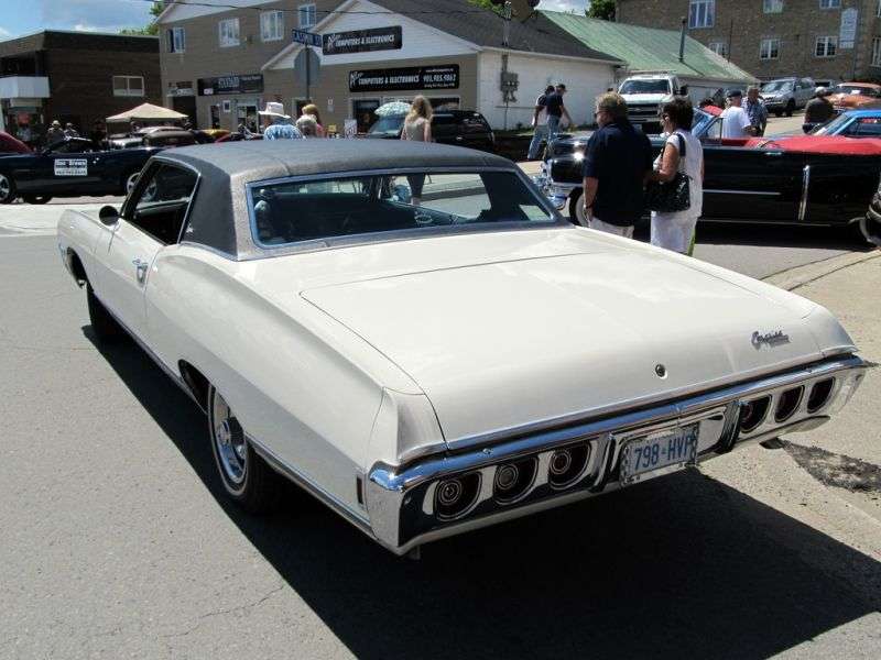 Chevrolet Caprice 1st generation [3rd restyling] Sport Coupe 2 bit hardtop. 6.5 Turbo Hydra Matic (1968–1968)