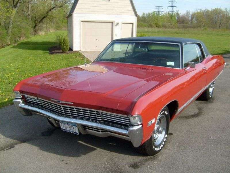 Chevrolet Caprice 1st generation [3rd restyling] Sport Coupe 2 bit hardtop. 5.4 Powerglide (1968–1968)