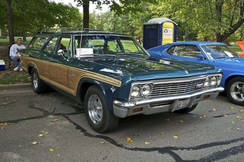 Chevrolet Caprice 1st generation [restyling] Kingswood Estate wagon 6.5 Hydra Matic 2 seat (1966–1966)