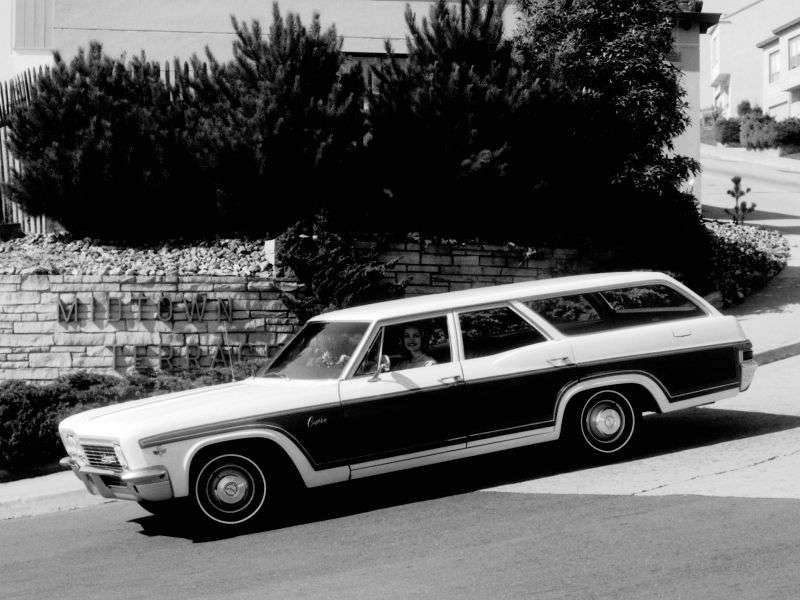 Chevrolet Caprice 1st generation [restyling] Kingswood Estate wagon 5.4 3MT 2 seat (1966–1966)