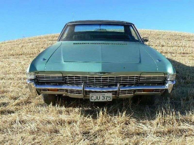 Chevrolet Caprice 1st generation [3rd restyling] Sport Coupe 2 bit hardtop. 5.4 Powerglide (1968–1968)