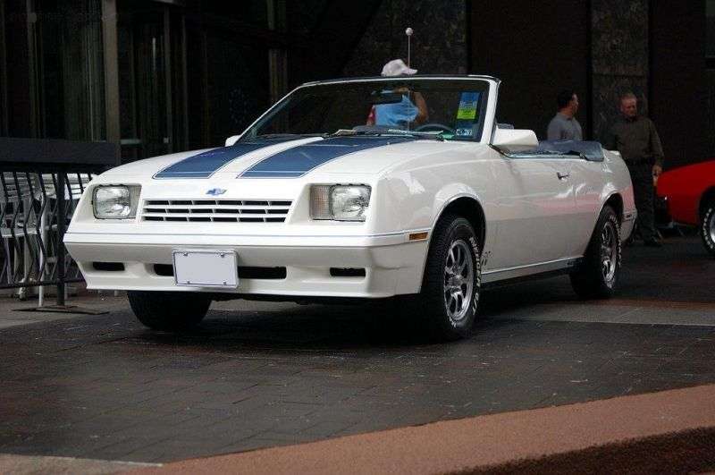 Chevrolet Cavalier Convertible 1.generacji 2.0 AT (1982 1983)