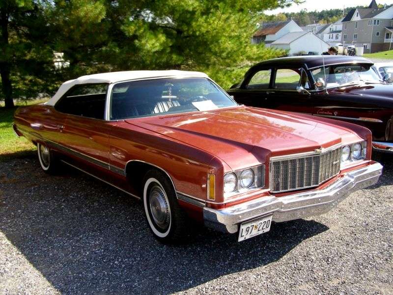 Chevrolet Caprice 2nd generation [3rd restyling] Convertible convertible 7.44 Turbo Hydra Matic (1974–1974)