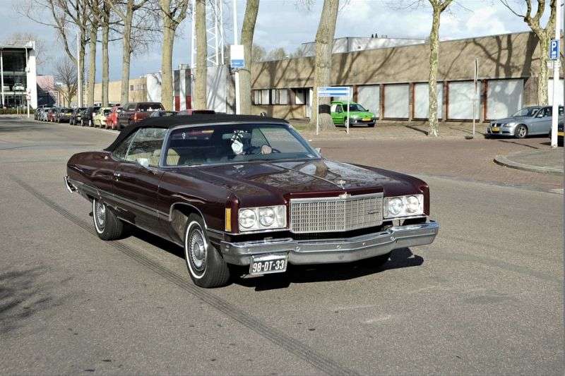 Chevrolet Caprice 2nd generation [3rd restyling] Convertible convertible 6.6 Turbo Hydra Matic (1974–1974)