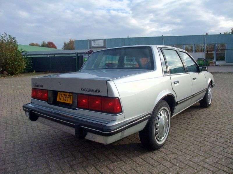 Chevrolet Celebrity 1. generacji [trzecia zmiana stylizacji] sedan 4 drzwiowy. 2.8 Turbo Hydra Matic (1987 1989)
