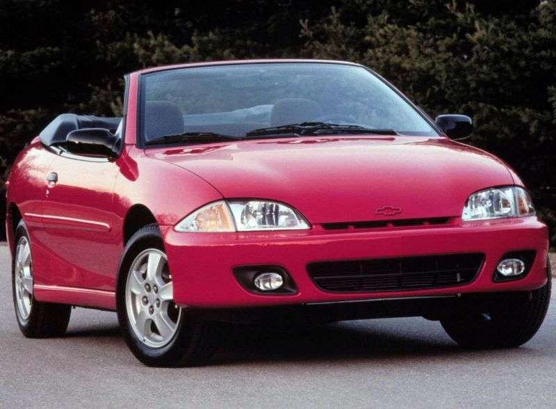 Chevrolet Cavalier 3rd generation [restyling] 2.4 MT convertible (1999–2000)