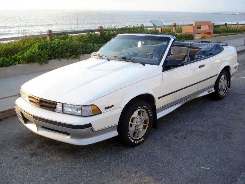 Chevrolet Cavalier 2nd generation convertible 2.8 AT (1988–1989)