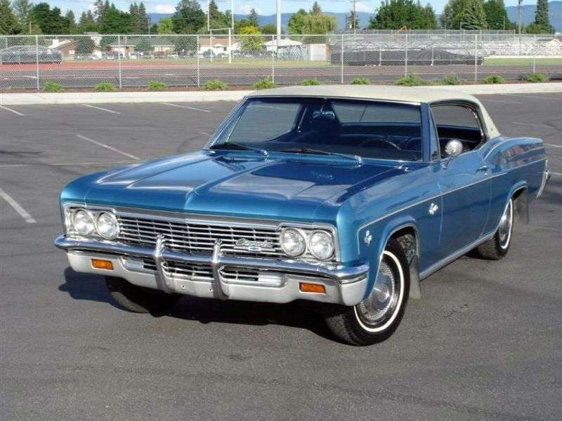 Chevrolet Caprice 1st generation [restyling] Sport Coupe 2 bit hardtop 6.5 AT Powerglide (1966–1966)