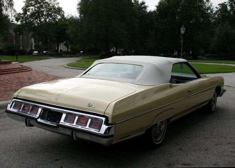 Chevrolet Caprice 2nd generation [2nd restyling] Convertible convertible 7.44 Turbo Hydra Matic (1973–1973)