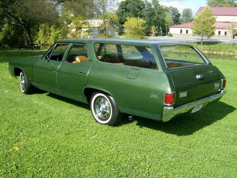 Chevrolet Chevelle 2. generacja [czwarta zmiana stylizacji] Nomad Station Wagon kombi 6.6 Turbo Hydra Matic (1972 1972)