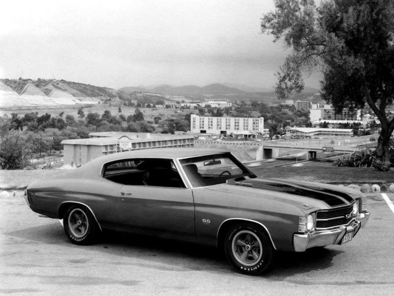 Chevrolet Chevelle 2nd generation [3rd restyling] Sport Coupe Coupe 7.4 Turbo Hydra Matic (1971–1971)