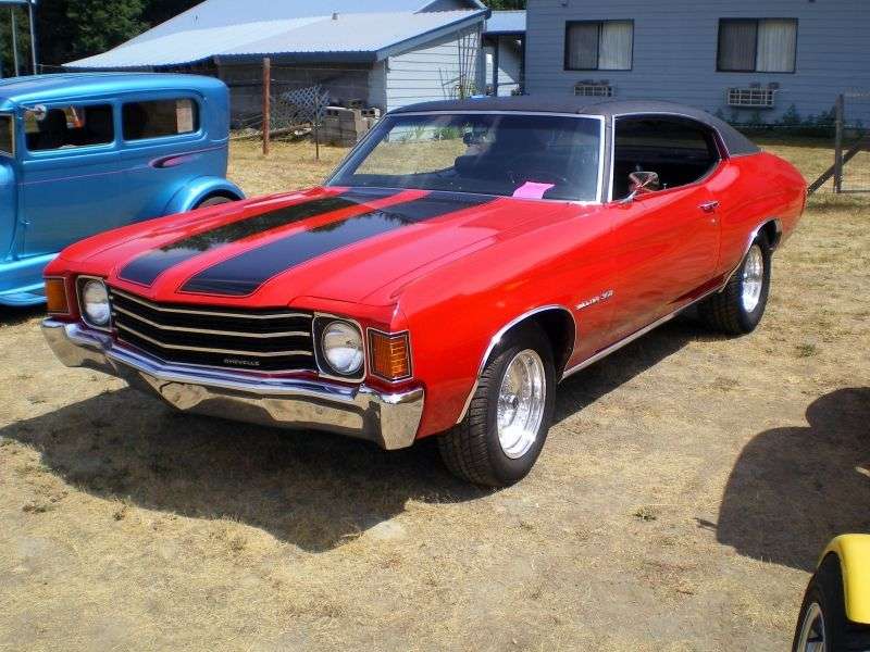 Chevrolet Chevelle 2nd generation [4th restyling] Sport Coupe Coupe 7.4 MT HD (1972–1972)