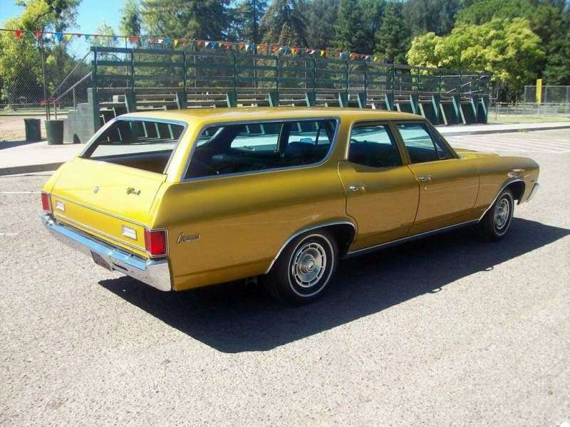 Chevrolet Chevelle 2. generacja [czwarta zmiana stylizacji] Concours Station Wagon kombi 6.6 MT 3 miejscowa (1972 1972)
