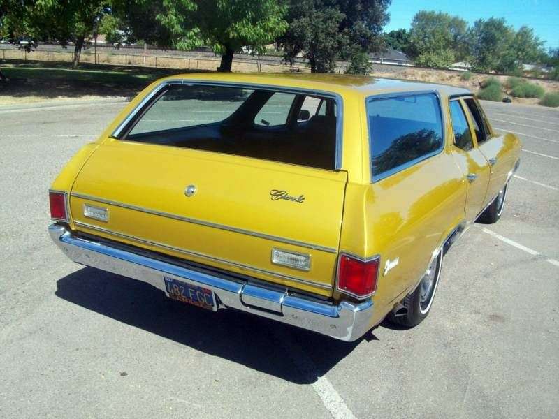 Chevrolet Chevelle 2. generacja [czwarta zmiana stylizacji] Concours Station Wagon kombi 5.7 3MT 2 osobowy (1972 1972)