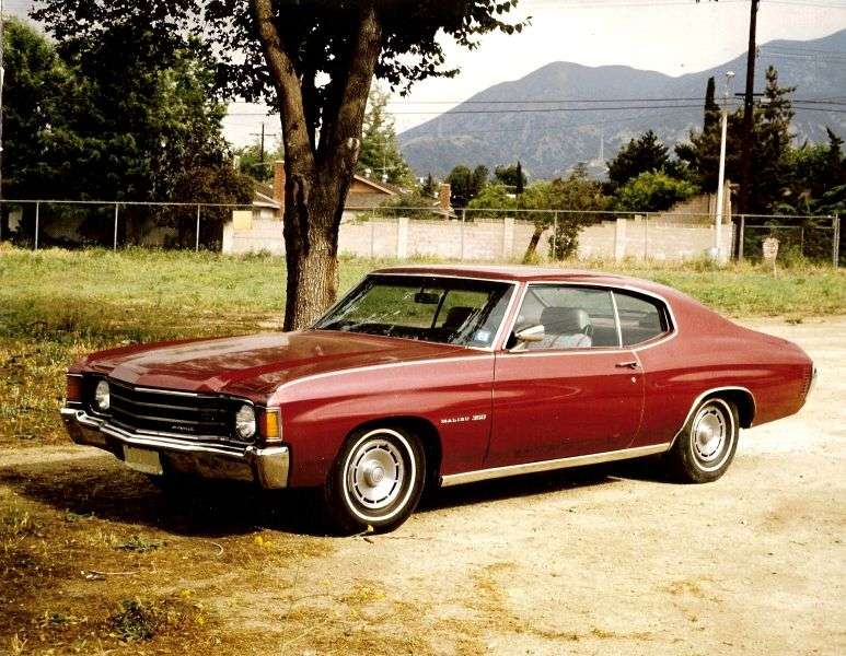 Chevrolet Chevelle 2. generacja [czwarta zmiana stylizacji] Sport Coupe coupe 5.0 MT (1972 1972)