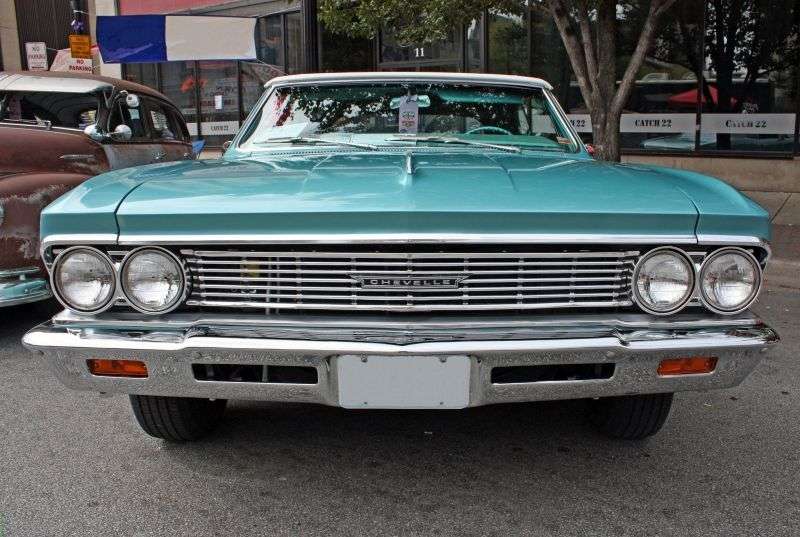 Chevrolet Chevelle 1st generation [2nd restyling] 2 door convertible 4.6 4MT (1966–1966)