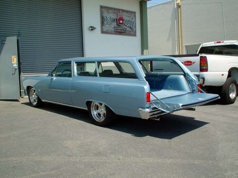 Chevrolet Chevelle 1st generation [restyling] Station Wagon 3 speed wagon. 4.6 Synchromesh Overdrive (1965–1965)