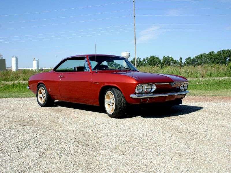 Chevrolet Corvair 2nd generation [restyling] coupe 2.7 Turbocharged 3MT (1966–1967)