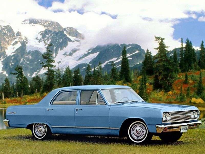Chevrolet Chevelle 1st generation [restyling] 3.8 Synchromesh sedan (1965–1965)