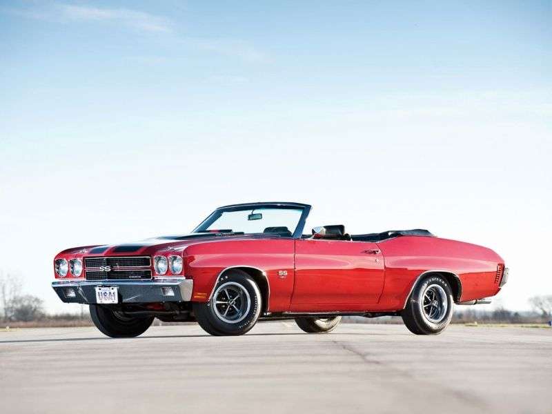 Chevrolet Chevelle 2nd generation [2nd restyling] 5.0 Turbo Hydra Matic convertible (1970–1970)
