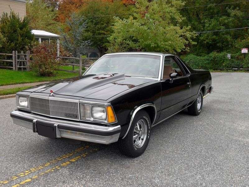 Chevrolet El Camino 5th generation [2nd restyling] Classic pickup 5.0 AT (1980–1980)