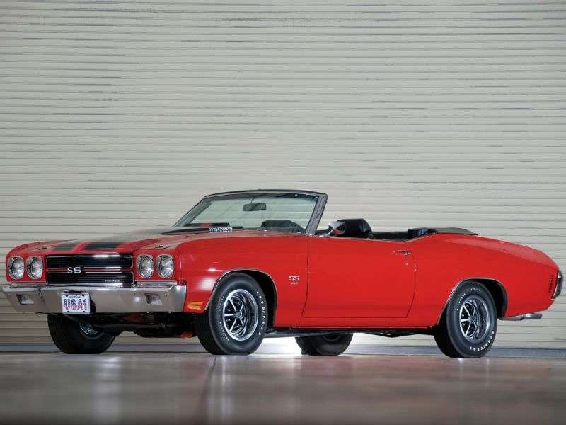 Chevrolet Chevelle 2nd generation [2nd restyling] 5.7 Powerglide convertible (1970–1970)