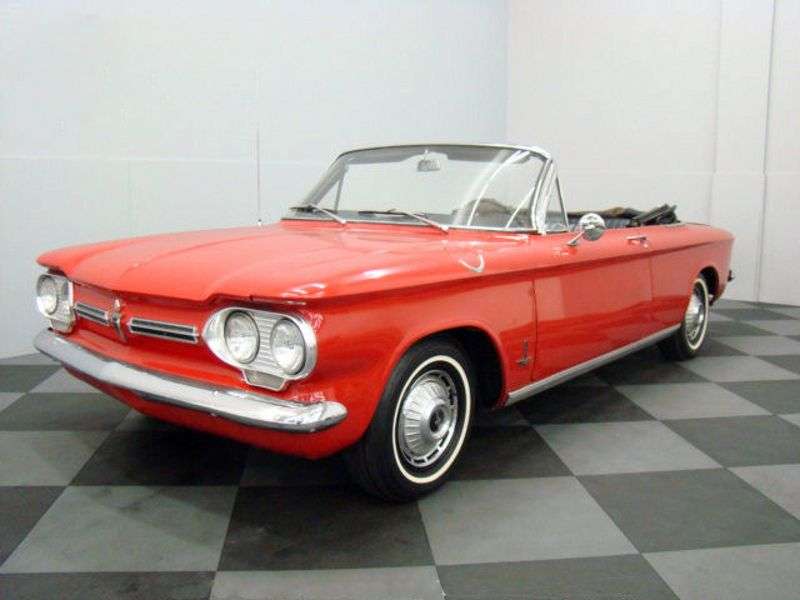 Chevrolet Corvair 1st generation [2nd restyling] 2.4 4Synchromesh convertible (1962–1962)