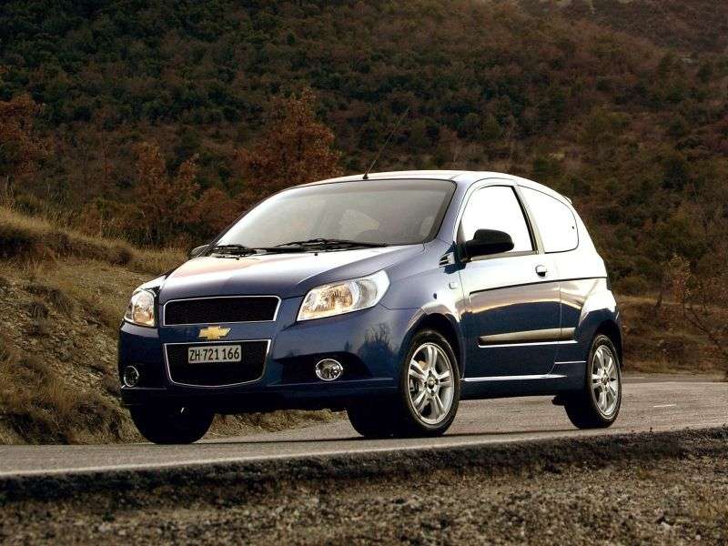 Chevrolet Aveo T250 [zmiana stylizacji] hatchback 3 drzwiowy. 1.2 MT Baza (1AK08EO5B) (2008 2011)