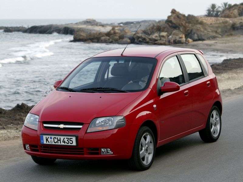 Chevrolet Kalos 1 generation hatchback 5 bit. 1.6 MT (2003–2008)