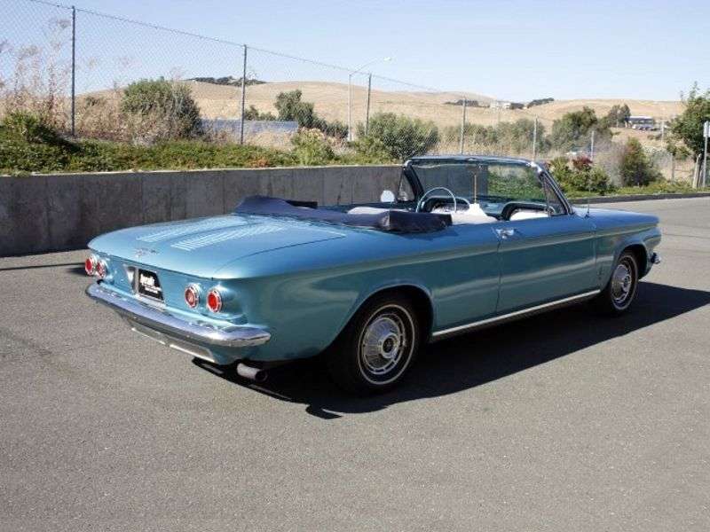Chevrolet Corvair 1st generation [2nd restyling] 2.4 4Synchromesh convertible (1962–1962)