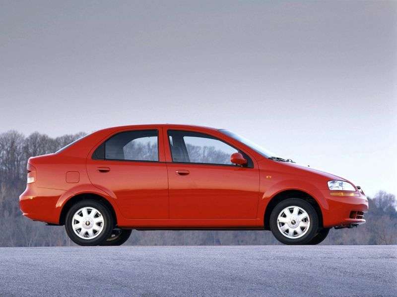 Chevrolet Kalos sedan 1.generacji 1.4 LPG MT (2005 2006)