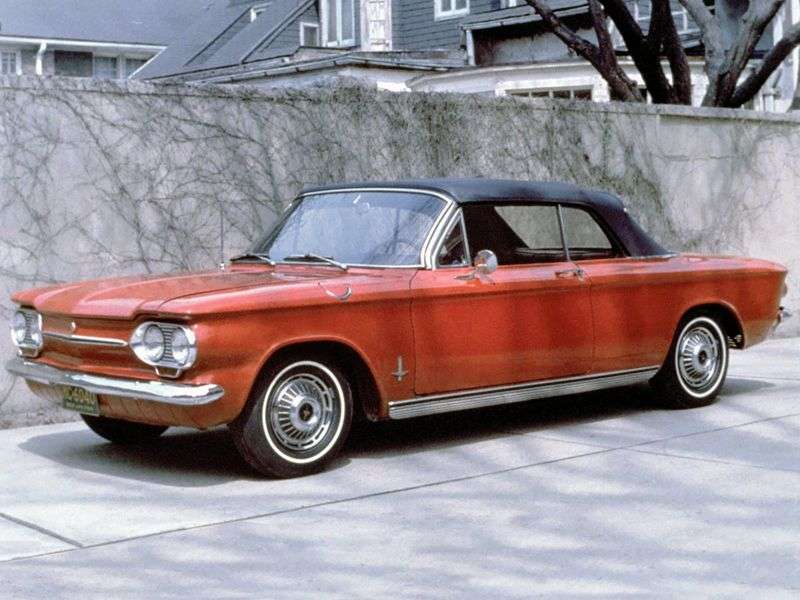 Chevrolet Corvair 1st generation [3rd restyling] 2.4 Powerglide convertible (1963–1963)