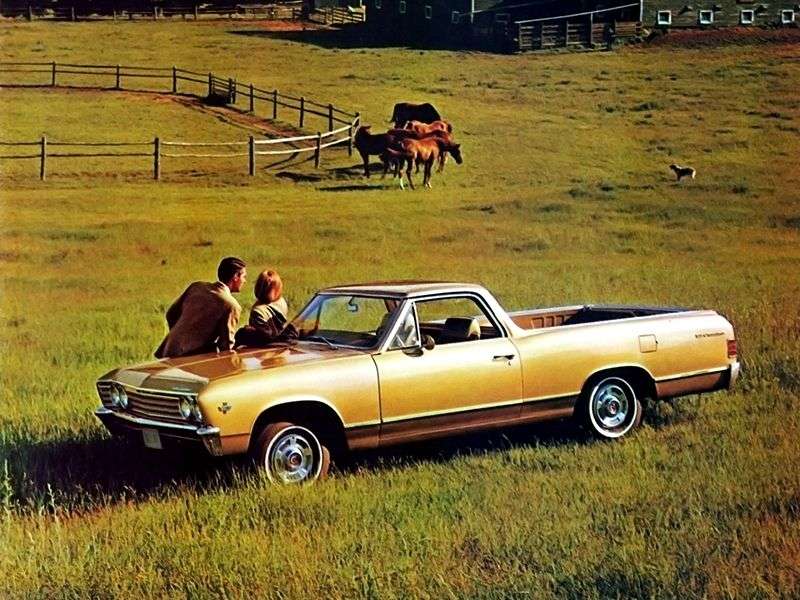Chevrolet El Camino 2. generacja [trzecia zmiana stylizacji] 4.1 Powerglide pickup (1967 1967)