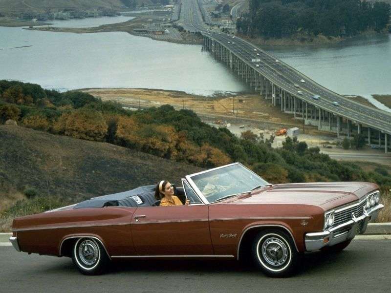 Chevrolet Impala 4th generation [restyling] 5.4 3MT convertible (1966–1966)
