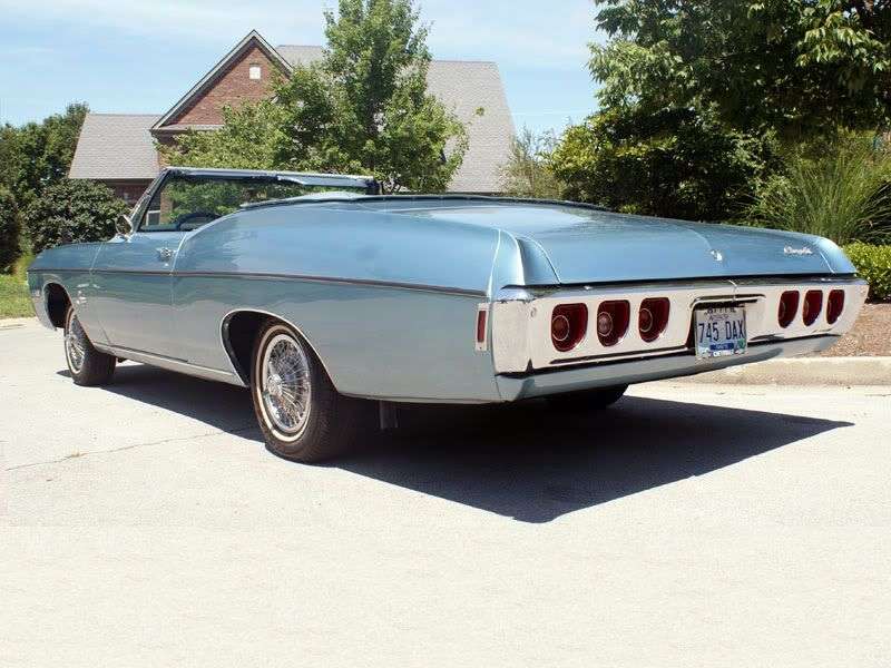 Chevrolet Impala 4th generation [3rd restyling] 5.0 MT Overdrive convertible (1968–1968)