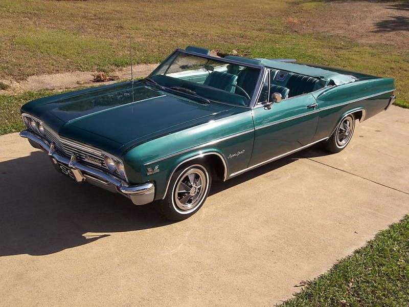 Chevrolet Impala 4th generation [restyling] 4.6 MT Overdrive convertible (1966–1966)