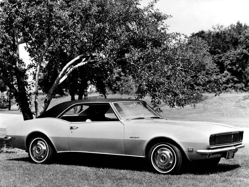 Chevrolet Camaro 1st generation [restyling] RS coupe 2 bit. 6.5 Turbo Hydra Matic (1968–1968)