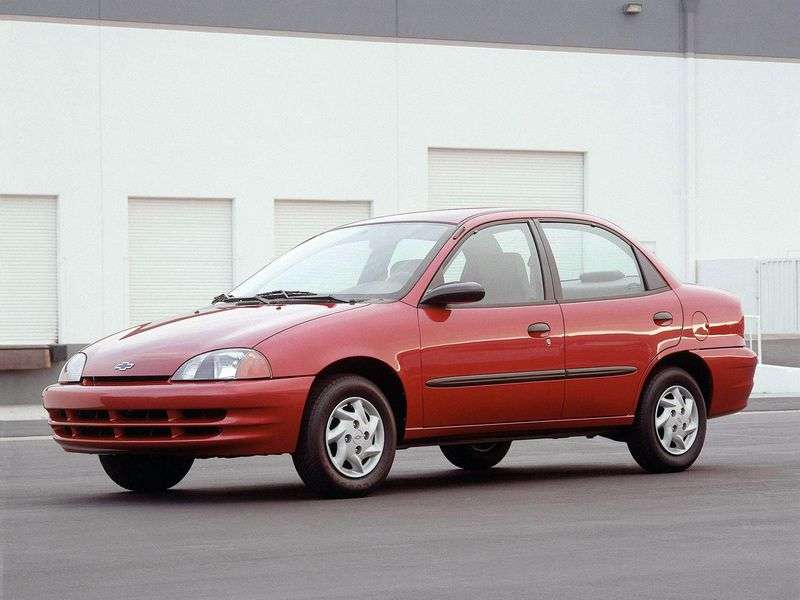 Chevrolet Metro 1st generation 1.3 MT sedan (1998–2000)