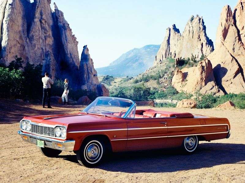 Chevrolet Impala 3rd generation [3rd restyling] convertible 4.6 Powerglide (1964–1964)
