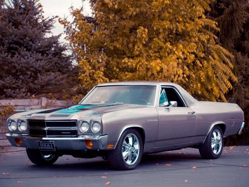 Chevrolet El Camino 3rd generation [2nd restyling] pickup 4.1 Turbo Hydra Matic (1970–1970)