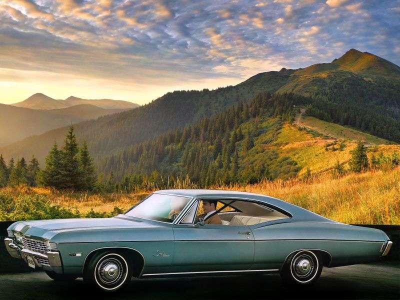 Chevrolet Impala 4. generacja [trzecia zmiana stylizacji] 2 drzwiowe coupe. 7.0 MT HD (1968 1968)