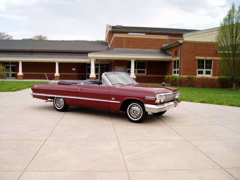 Chevrolet Impala 3. generacja [druga zmiana stylizacji] cabrio 6.7 4MT (1963 1963)