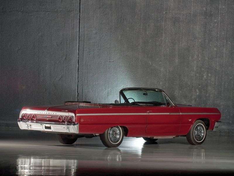Chevrolet Impala 3rd generation [3rd restyling] convertible 4.6 Powerglide (1964–1964)
