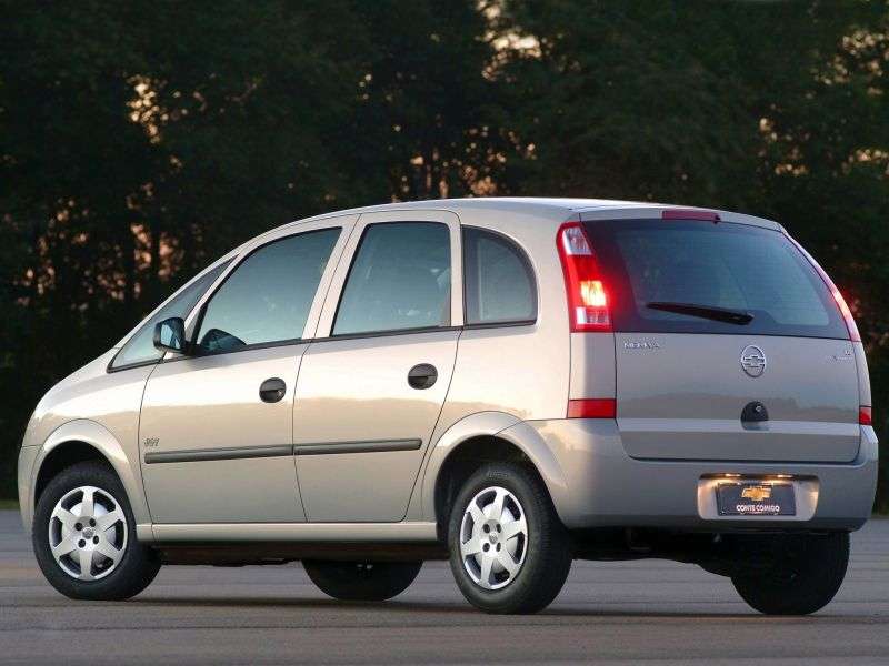 Chevrolet Meriva 1st generation minivan 1.8 Flexfuel MT (2002–2008)