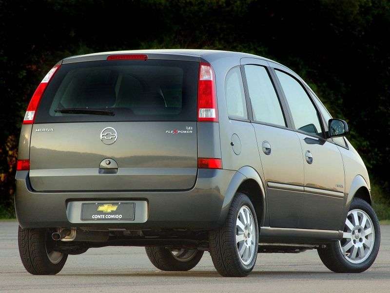 Chevrolet Meriva minivan 1.generacji 1.8 Flexfuel Easytronic (2002 2008)