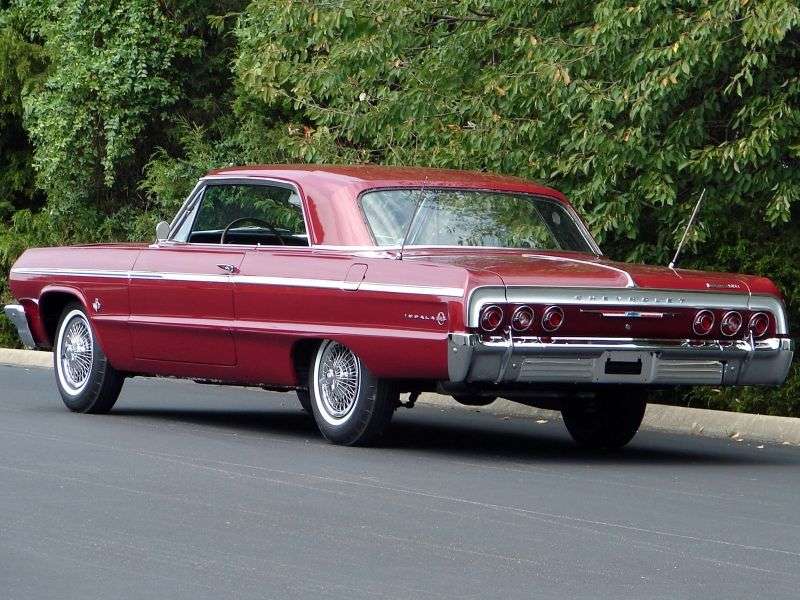 Chevrolet Impala 3rd generation [3rd restyling] coupe 4.6 Powerglide (1964–1964)