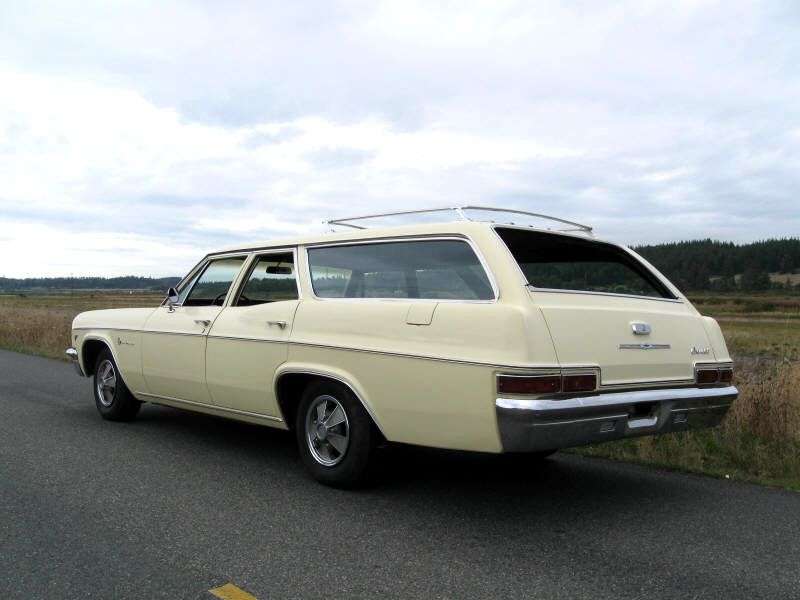 Chevrolet Impala 4th generation [restyling] station wagon 7.0 4MT 3 seat (1966–1966)