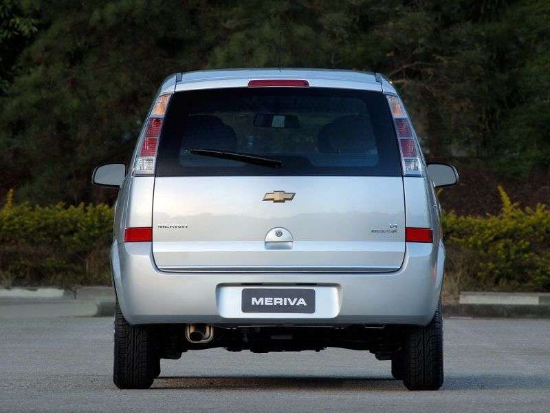 Chevrolet Meriva 1. generacja [zmiana stylizacji] minivan 1.8 Flexfuel MT (2008 2012)