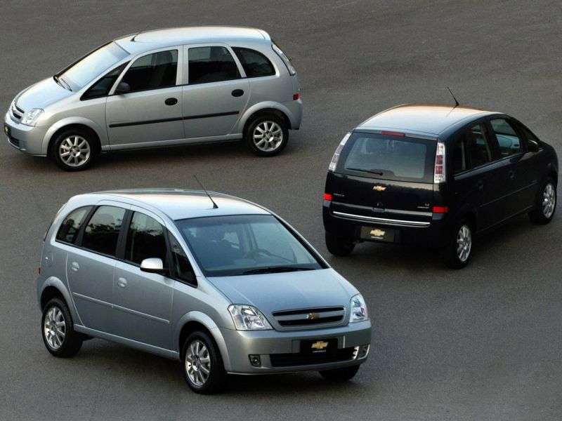Chevrolet Meriva 1st generation [restyled] minivan 1.8 Flexfuel Easytronic (2008–2012)